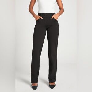 Betabrand 4 Pocket DPYP™ Dress Pant Yoga Pant | Straight (Black) Small -Long